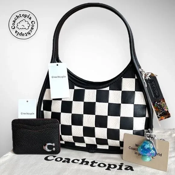 🚫SOLD🚫 Coachtopia Ergo Upcrafted Set: Shoulder Bag, Card Case, ‘Shroom Charm - Picture 17 of 17